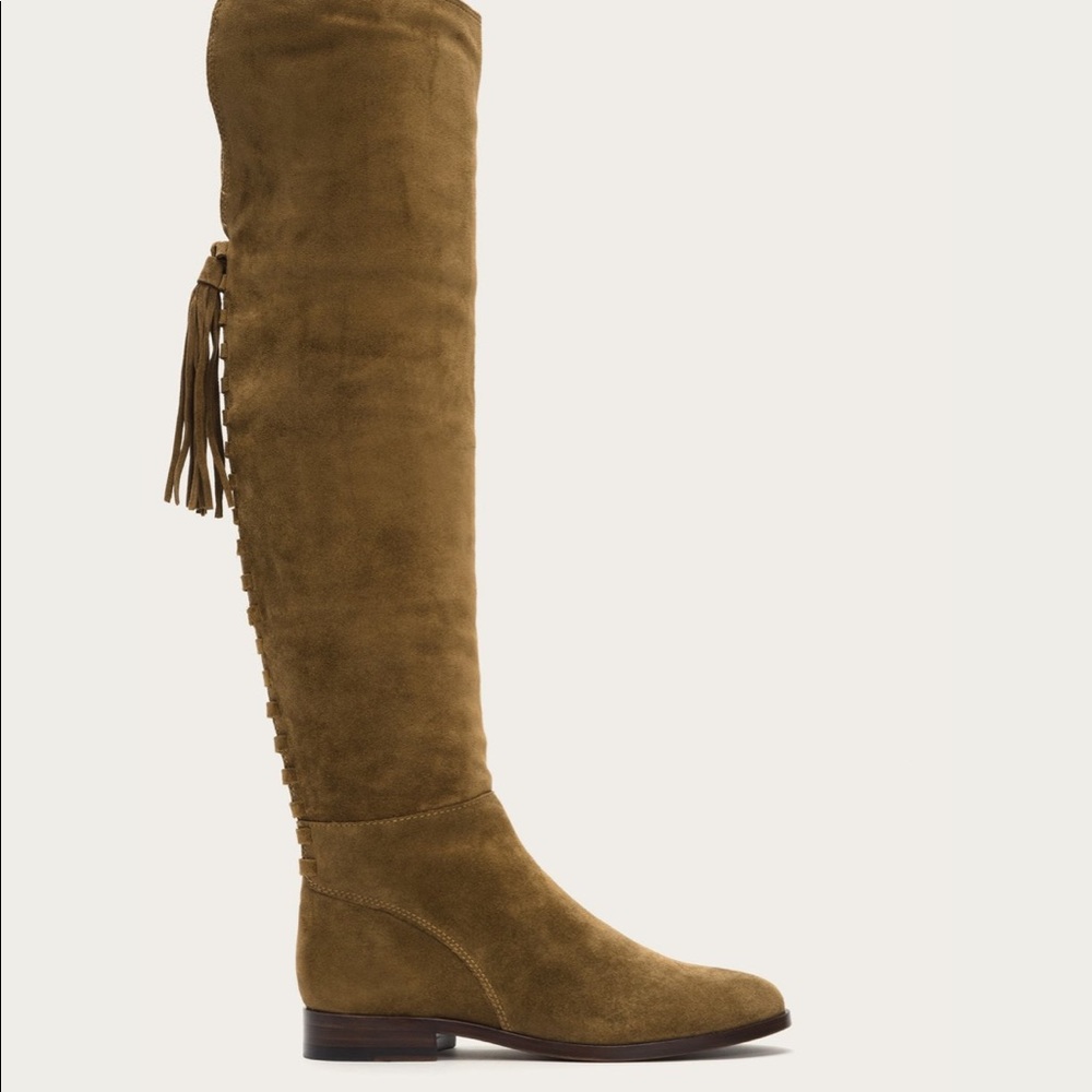 Frye Tina Tassel Over The Knee Boots